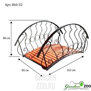 Мостик с подсветкой дерево 860-32R - фото 28396 Мостик с подсветкой дерево 860-32R - фото 28396