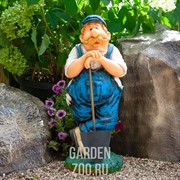 Фигура садовая Землекоп с лопатой большой F03161 - фото 28420