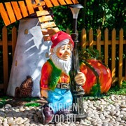 Светильник Гном с фонарем - фото 28444