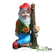 Светильник Гном с фонарем - фото 28445