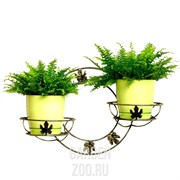 Подставка 15-112 настенная на 2 цветка - фото 28450