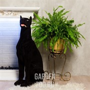 Подставка напольная Лоза на 1 цветок 38см кованая 11-111 - фото 28478