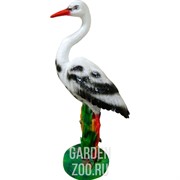 Фигура садовая Аист стоит на станине F07042 - фото 28542 Фигура садовая Аист стоит на станине F07042 - фото 28542