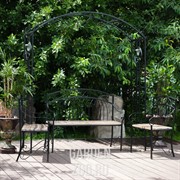 Арка садовая кованая разборная высота 220см 863-12R - фото 28554