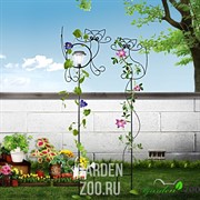 Шпалера с фонарем для вьющихся растений Кошка высота 130см 57-413 - фото 28585