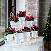 Подставка для цветов на подоконник на 7 цветов металл 14-917 - фото 28605