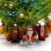 Подставка ёлочная Дед Мороз с оленями U07813 - фото 28938