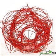 Каркас для букета 25 см ротанг гнездо красный - фото 29118
