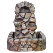 Фонтан Камень высокий полистоун U07675 - фото 29262