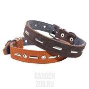 Ошейник 30мм КОЖА+УКРАШЕНИЯ - фото 29433