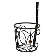 Кронштейн садовый для 1 горшка 19см настенный металл 51-276 - фото 29491