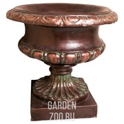 Вазон для цветов средний под бронзу US07931 - фото 29501