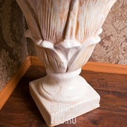 Вазон садовый для цветов Лилия под патину диаметр 48см U07924-WP - фото 29506