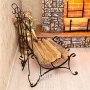 Дровница металлическая с аксессуарами 500-58 - фото 30851