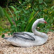 Фигура садовая Лебедь средний декоративный длина 50см F07798 - фото 30880