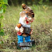 Фигура Гном с гармонью - фото 30905