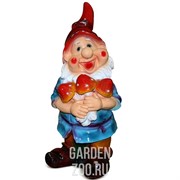 Фигура Гном с поганками - фото 30912