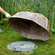 Крышка люка декоративная стеклопластик Камень ширина 120 F07803 - фото 30999