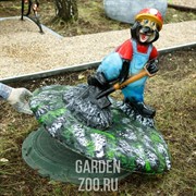 Крышка люка Крот с лопатой F07801 - фото 31016