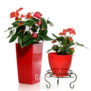 Цветочница напольная Классика на 1 цветок кованая высота 22см 70-151 - фото 32018