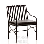 Кресло кованое с мягким сиденьем садовое 303-29 - фото 32363