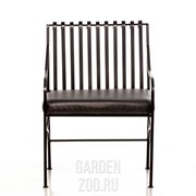 Кресло кованое с мягким сиденьем садовое 303-29 - фото 32364