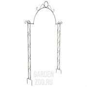 Арка садовая металлическая высота 235см 863-31R - фото 32846