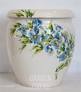 Горшок БУТОН мал 4л РОСПИСЬ - фото 32957