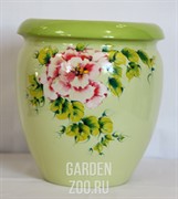 Горшок БУТОН мал 4л РОСПИСЬ - фото 32958