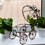 Подставка Карета на 1 цветок маленькая 51-308 - фото 33795 Подставка Карета на 1 цветок маленькая 51-308 - фото 33795