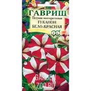 Петуния Канон Бело-красная 7шт - фото 34060