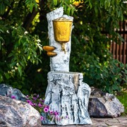 Умывальник декоративный Берёзка с кашпо высота 123см стеклопластик U08229 - фото 34370