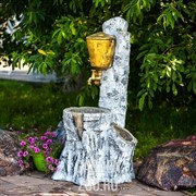 Умывальник декоративный Берёзка с кашпо высота 123см стеклопластик U08229 - фото 34371