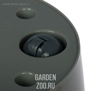 Горшок Фиджи 33см16л на колесах пепельный - фото 35093