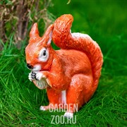 Фигура садовая Белка сидит 25см полистоун F08470 - фото 35350