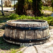 Крышка люка декоративная Бочка стеклопластик ширина 88см U08506 - фото 35370