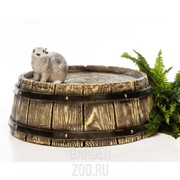 Крышка люка декоративная Бочка стеклопластик ширина 88см U08506 - фото 35372