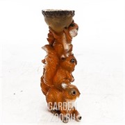 Фигура садовая поилка для птиц Белочки F08218 - фото 35382