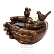 Фонтан Ладони с птичкой - фото 35393