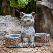 Кашпо двойное кошка - фото 35573