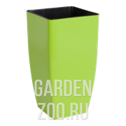 Горшок КВАДРО 27*27*51 оливковый - фото 35587