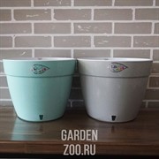 Горшок Асти 15л серый-белый - фото 35900