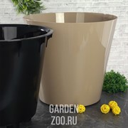 Горшок Фиджи 23см 5л шоколадный - фото 35932