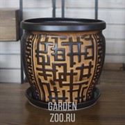Кашпо Лабиринт №3 с подставкой - фото 35991