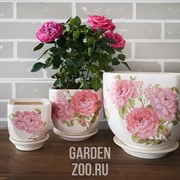 Горшки для цветов ЖАСМИН №1 (декупаж) - фото 36126