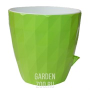 Кашпо Соло Руби 3л фисташковый - фото 36237