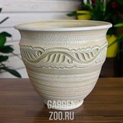 Горшок НЕАПОЛЬ вьюн беж 31см - фото 36528