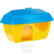 Домик ГРИЗЛИ для грызунов пластмассовый цветной 900 - фото 36983