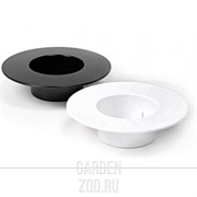 Икебана круг 19см черный - фото 37960