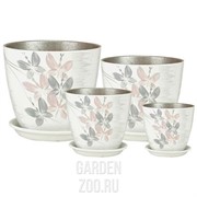 Набор горшков ВАЛЬС 4шт - фото 38014